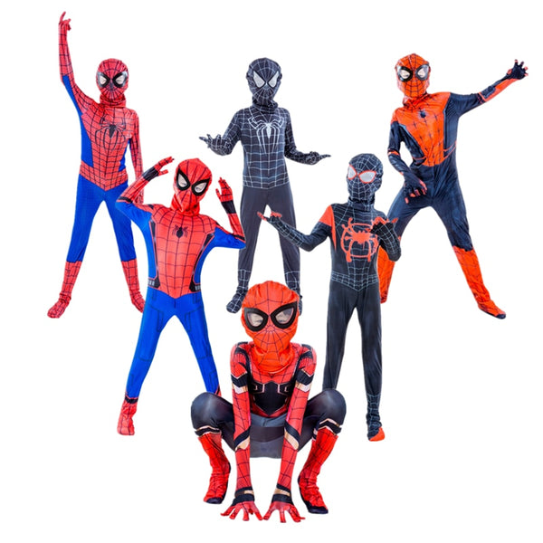 Halloween Children's Avengers Hero Spiderman Deadpool Venom Panther Cosplay Costume, Party Holiday Cosplay Costume